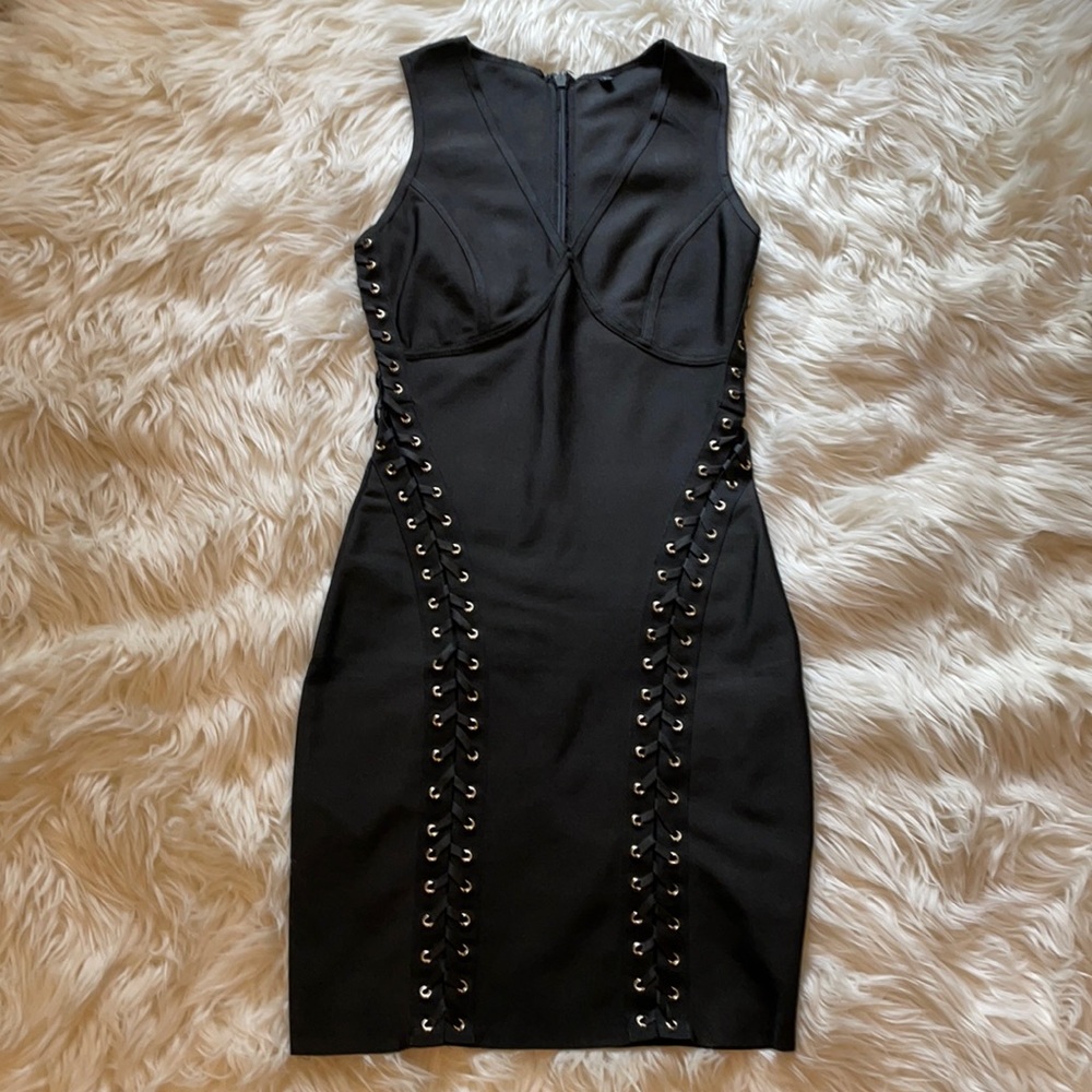 Excellent condition black bandage dress